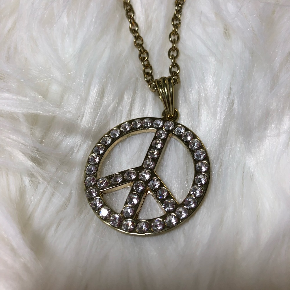 Peace Sign Necklace